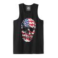 Men's Big & Tall Americana Tank by Liberty Blues® in Skull (Size 4XL)