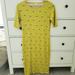 Lularoe Dresses | Lularoe Julia Dress, Small | Color: Green/Yellow | Size: S