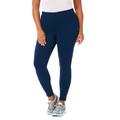 Plus Size Women's Knit Legging by Catherines in Navy (Size 4X)