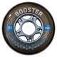 K2 Skates Unisex – Erwachsene Rollen Booster 76MM 80A 4-Wheel Pack — Black — 76mm — 30F3004
