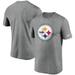 Men's Nike Heathered Charcoal Pittsburgh Steelers Logo Essential Legend Performance T-Shirt