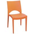 Stock 4 sedie paris in policarbonato | Orange - Orange