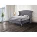 Rosdorf Park Lavallee Tufted Upholstered Platform Bed Metal in Gray | 65.75 H x 87.78 W in | Wayfair 1F060A7860FF4CC599CD7CF7C48A29E4