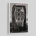 Winston Porter Gooderham Flatiron Building Mural Toronto Canada by Brian Carson - Photograph Print on Canvas Canvas, in Black/White | Wayfair