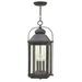 Hinkley Anchorage 3 -Bulb 23.75" H Outdoor Hanging Lantern Glass/Aluminium/Metal in Brown | 23.75 H x 11 W x 11 D in | Wayfair 1852DZ