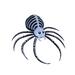 The Holiday Aisle® Halloween Skeleton Spider LED Lighted Yard Garden Inflatable Polyester in Black/White | 19 H x 76 W x 70 D in | Wayfair