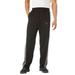 Men's Big & Tall Power Wicking Pants By KS Sport™ by KS Sport in Black Steel (Size 5XL)