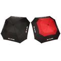 2 Pack Ram FX Tour Premium 64 Extra Large Square Golf Umbrellas Black/Red