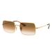 Ray-Ban RECTANGLE RB1969 Sunglasses 914751-54 Clear Gradient Brown Lenses RB1969-914751-54