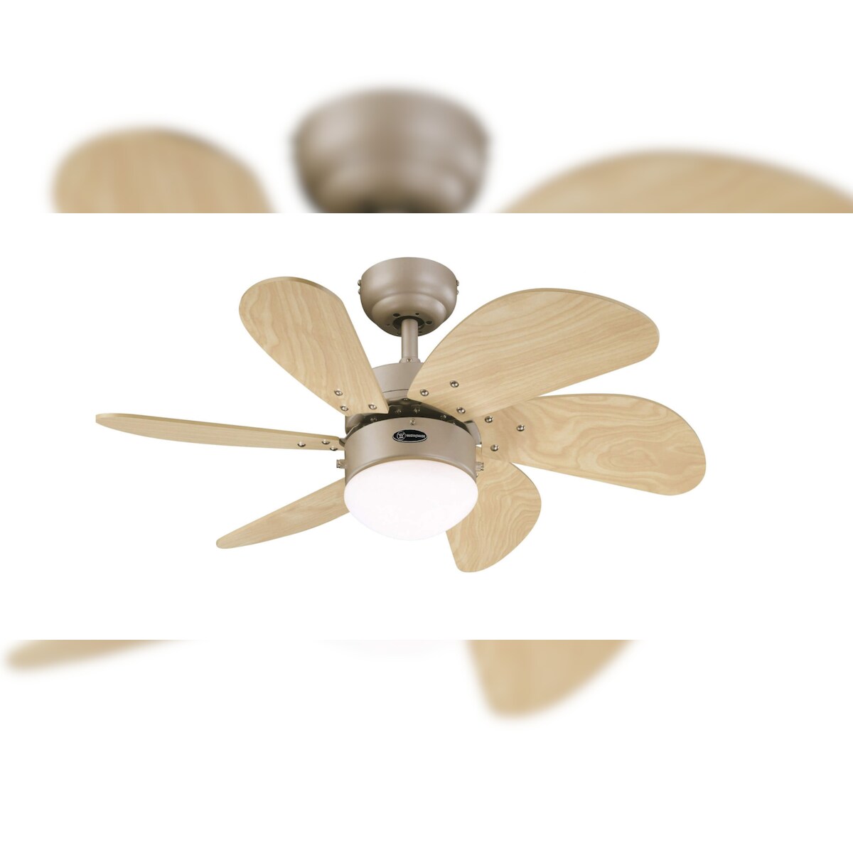 Westinghouse Deckenventilator Turbo Swirl Titan 76 cm mit Licht 76 Image