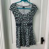 American Eagle Outfitters Dresses | American Eagle Blue Leopard Print Dress. Xsp | Color: Blue | Size: Xs