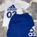 Adidas Matching Sets | Adidas: Boys Set | Color: Blue/White | Size: 5b