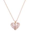 Kate Spade Jewelry | Kate Spade Rock Solid Stone Rose Heart Necklace | Color: Gold | Size: Os