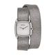 Breil - Damenkollektion New Snake Armbanduhr TW1853 - Damenuhr aus poliertem Edelstahlnetz und Lederarmband - Silberstahl