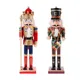 Figurine de Soldat Casse-Noisette en Bois Peint à la Main Marionnette Jouet 30cm 2 Pièces/Lot