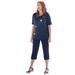 Plus Size Women's Stars & Shine Tee by Catherines in Mariner Navy Star Falling (Size 3X)