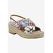 Women's Lannah Sandals by J. Renee in White Sunset Multi (Size 9 M)