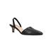 Wide Width Women's Sarah Pump by Bella Vita in Black Leather (Size 10 W)