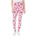 Plus Size Women's Stretch Cotton Printed Legging by Woman Within in White Tropical Floral (Size M)