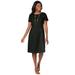 Plus Size Women's Fit & Flare Dress by Jessica London in Black (Size 16 W)