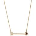 Kate Spade Jewelry | Kate Spade Gold Arrow Heart Pendant Necklace | Color: Gold/Red | Size: Os