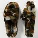 Anthropologie Shoes | J/Slides Bryce Khaki Camo Shearling Slippers | Color: Brown/Tan | Size: 6