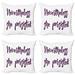 East Urban Home Ambesonne Feminist Decorative Throw Pillow Case Pack Of 4 | 16 H x 16 W x 0.04 D in | Wayfair 988D7A2CB8694E458A13AE7433D078A1