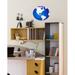 Trinx Earth Decal, Earth Sticker, Planet Earth Vinyl, Glass in Blue | 10 H x 10 W in | Wayfair FA567C1598B24379824C72B80D087B30