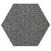 White 36 x 0.5 in Area Rug - Ebern Designs Ganimete Geometric Gray Indoor/Outdoor Area Rug Nylon | 36 W x 0.5 D in | Wayfair