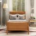 Alcott Hill® Kleon Twin Solid Wood Low Profile Platform Bed Wood in Brown | 35.5 H x 41.3 W x 81.4 D in | Wayfair B7F93D8FFA724E37B076E8E052540FE5