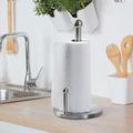 Latitude Run® Innovaze Stainless Steel Free Standing Paper Towel Holder Stainless Steel in Gray | 14.96 H x 7.87 W x 7.87 D in | Wayfair