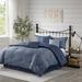 Latitude Run® Cainhoe 7 Piece Printed Weave Seersucker Comforter Set /Polyfill/Microfiber in Blue/Navy | Wayfair D233ED09D76F4D948259FA75A975B61E