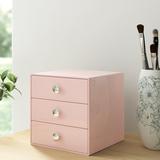 Dotted Line™ Clint Desk Organizer Plastic in Pink | 6.5 H x 6.5 W x 6.5 D in | Wayfair B692963CBE8A4A8DB0B7F8E04B142754