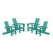 AllModern Ratcliff Plastic/Resin Adirondack Chair in Blue | 37 H x 29 W x 33.5 D in | Wayfair 351ACC6E6CF14BD78A32D077F2526CD1