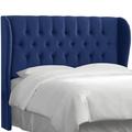 Wayfair Custom Upholstery™ Elsa Upholstered Wingback Headboard Upholstered | 55 H x 77 W x 13 D in CSTM1507 40849350