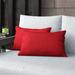 Wade Logan® Shipton Outdoor Rectangular Pillow Cover & Insert Polyester in Red | 12 H x 19 W x 4 D in | Wayfair 16ABA66A312E40459AABF233C8C6BAA6