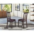 Charlton Home® Slattery Solid Wood Slat Back Side Chair Wood in Brown | 38.5 H x 18 W x 18 D in | Wayfair 1E518B37B54B4CFC8124D41F18CB8976