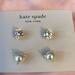 Kate Spade Jewelry | Kate Spade Earrings Duo Set - Rise And Shine. | Color: Gold/White | Size: Os
