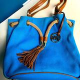 Michael Kors Bags | Blue, Canvas Michael Kors Bag | Color: Blue | Size: Os