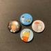 Disney Accessories | Disney Mini Pin Buttons | Color: Blue | Size: Os