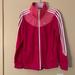 Adidas Shirts & Tops | Adidas Pink Track Jacket | Color: Pink/White | Size: 14g