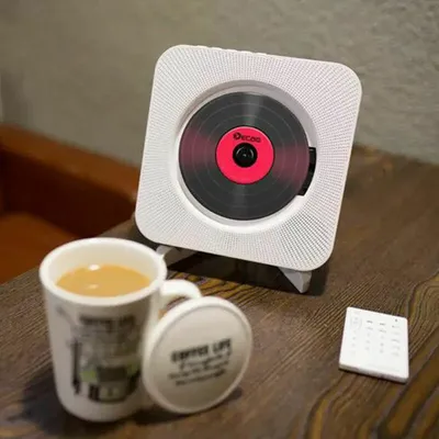 Boombox – lecteur CD Portable Bluetooth montage mural Audio pour le bureau et la maison avec
