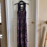 Free People Dresses | Free People Maxi Dress | Color: Black/Pink | Size: 0