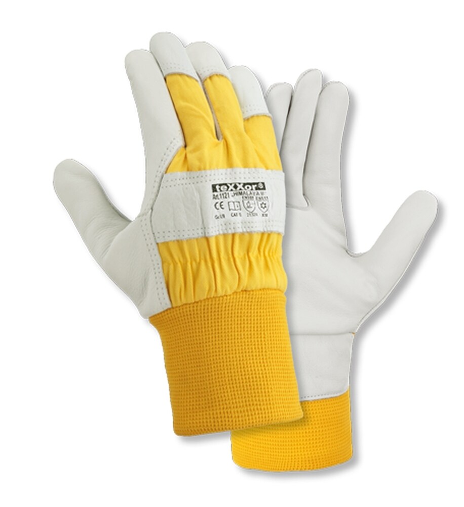 12 Paar teXXor® Rindvollleder Winterbauhandschuhe „HIMALAYA II“ – Artikel-Nr.: 1121“ - Größe 11 (XXL) Image