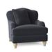 Armchair - Birch Lane™ Sullivan 38" Tufted Down Cushion Wide Armchair Polyester/Cotton/Fabric/Other Performance Fabrics in White | Wayfair