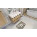 Brayden Studio® Mitul 36" Wall-Mounted Single Bathroom Vanity Set Wood/Plastic in Brown | 23.5 H x 35.5 W x 19.5 D in | Wayfair