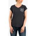 Rokker Mexico Batch T-shirt dames, noir-gris, taille S pour Femmes