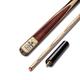 YRU 145CM Handmade Pool Cue Tips 10mm Ash Shaft 3/4 Jointed 3 Piece Snooker Cue With Cue Case And Extension(Color:#2)