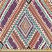 East Urban Home fab_26702_Ambesonne Tribal Fabric By The Yard, Retro Diagonal Ethno Pattern w/ Geometric Shapes Art | 36 W in | Wayfair