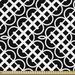 East Urban Home Ambesonne Abstract Fabric By The Yard, Concentric Train Rail Like Squares Motif Repetition In Monochromatic Art | 36 W in | Wayfair